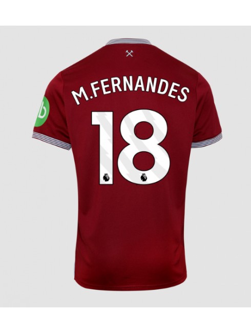 West Ham United Mateus Fernandes #18 Replika Hemmakläder 2025-26 Kortärmad West Ham United Mateus Fernandes #18 Replika Hemmakläder 2025-26 Kortärmad